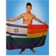 דגל קשת משולב עם דגל ישראל